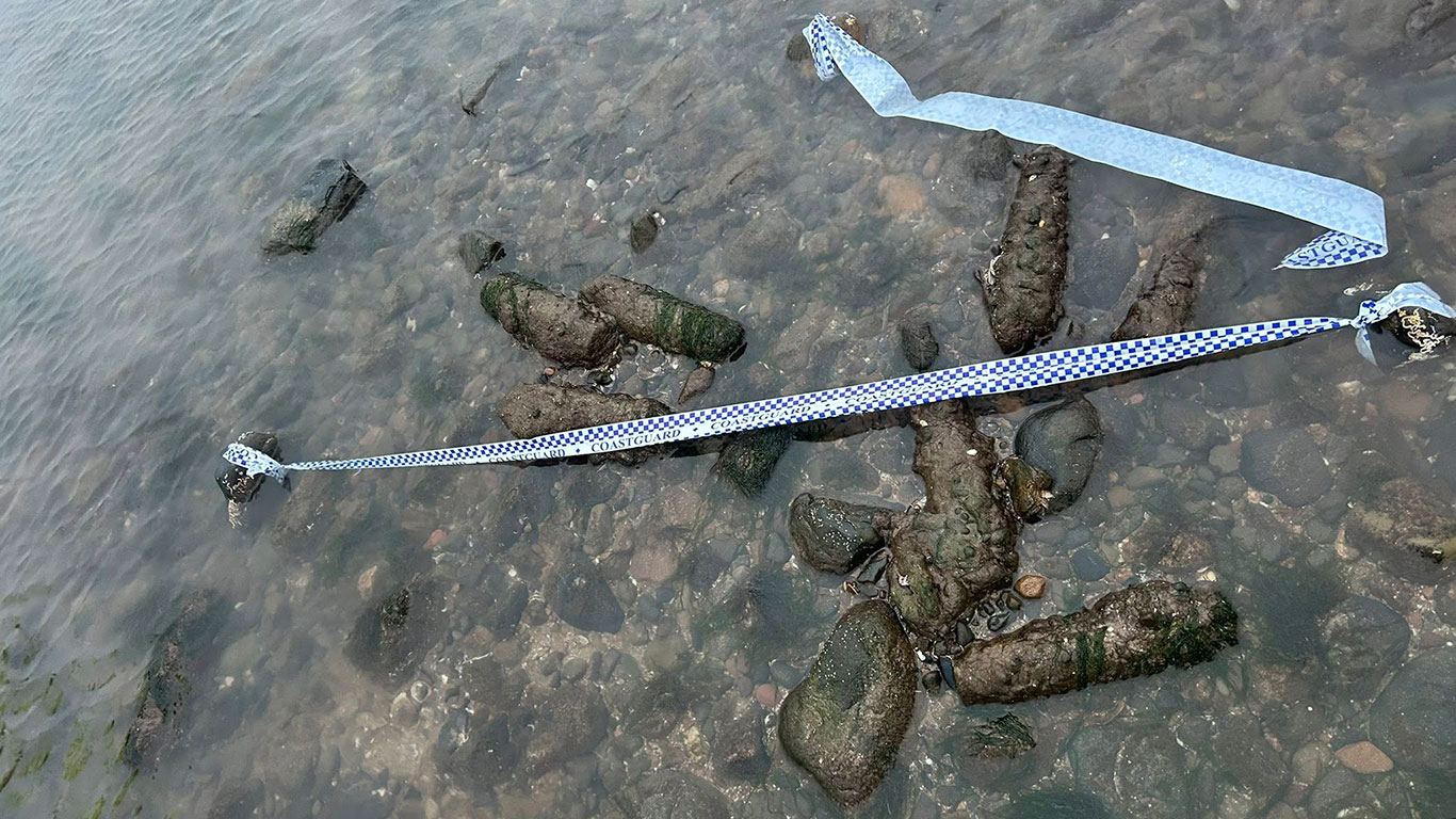 Eighteen unexploded artillery shells found on Drigg beach in Cumbria safely detonated by Army bomb squad after walker’s shocking discovery sparked major emergency response.
