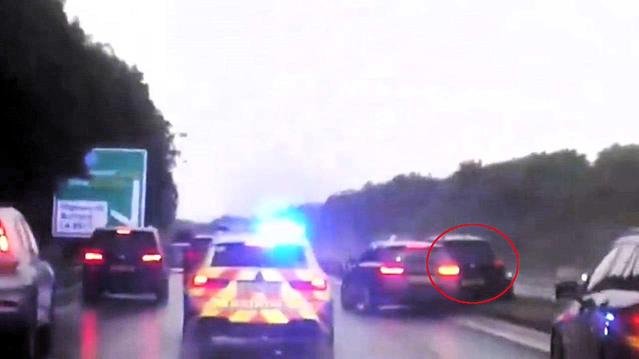 Tyler O’Keeffe, 20, was jailed for 20 months after a wild police chase in Swindon where he sped the wrong way down a dual carriageway and hit another car before being caught.