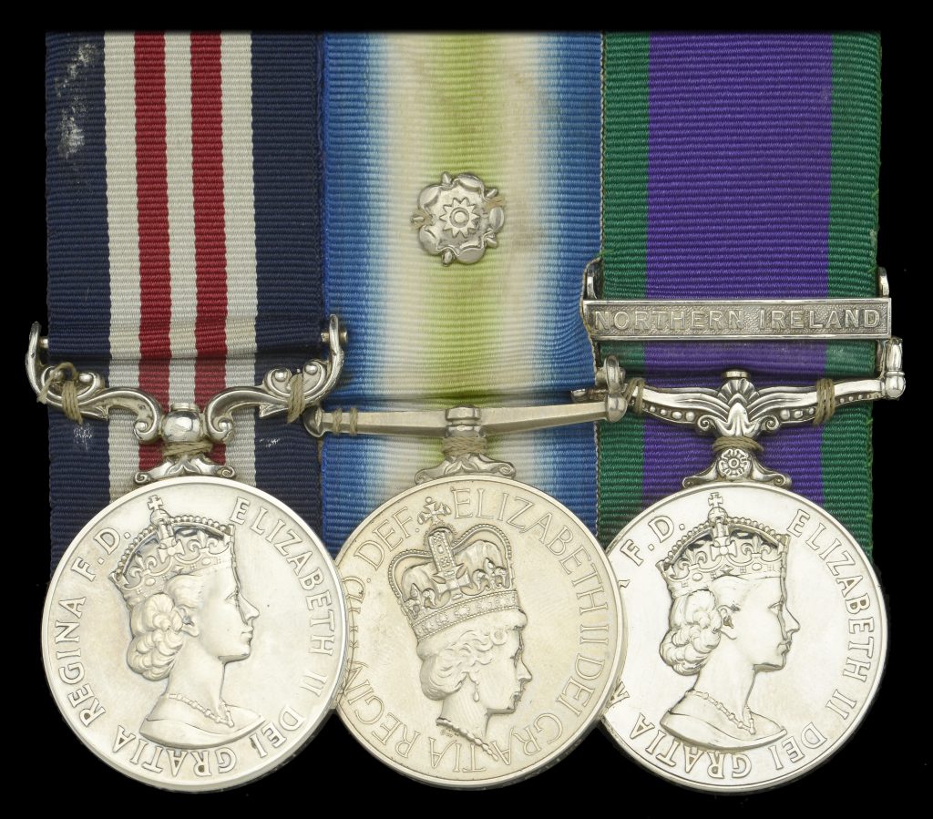 Medals belonging to Falklands War hero Baz Grayling, who earned the Military Medal for bravery at Goose Green aged 19, have sold for £65,000 to a British collector.
