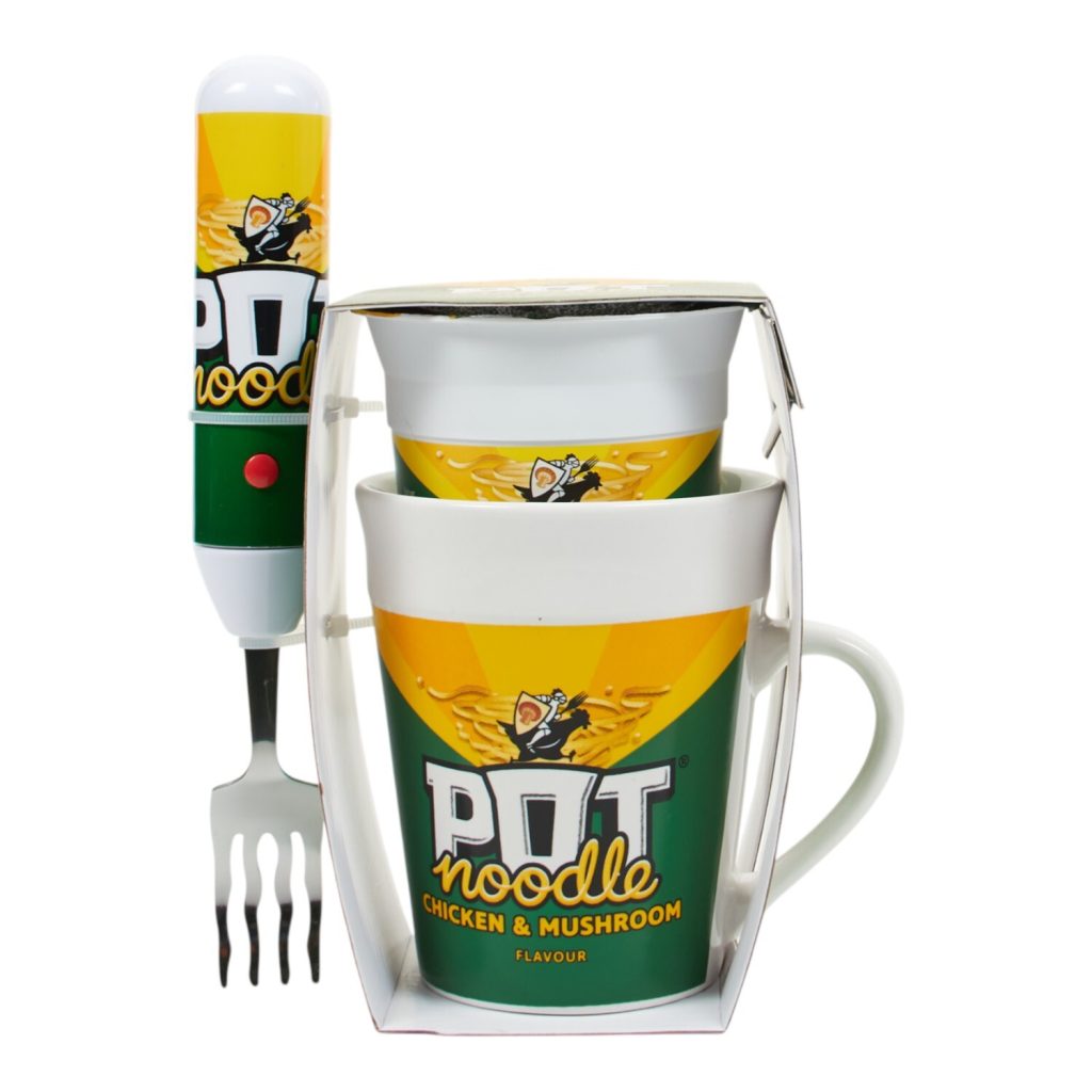 Shoppers are shocked as The Range brings back the Pot Noodle Mug and Spinning Fork set for £16.99 - with some calling it “daylight robbery” and others eager to buy.