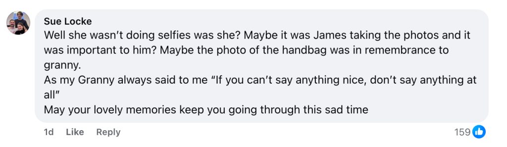 Social media comment on the post of Georgia Toffolo has sparked backlash after sharing photos of herself taken before her husband’s grandmother’s funeral, with critics calling it tone-deaf while others defended her heartfelt tribute.