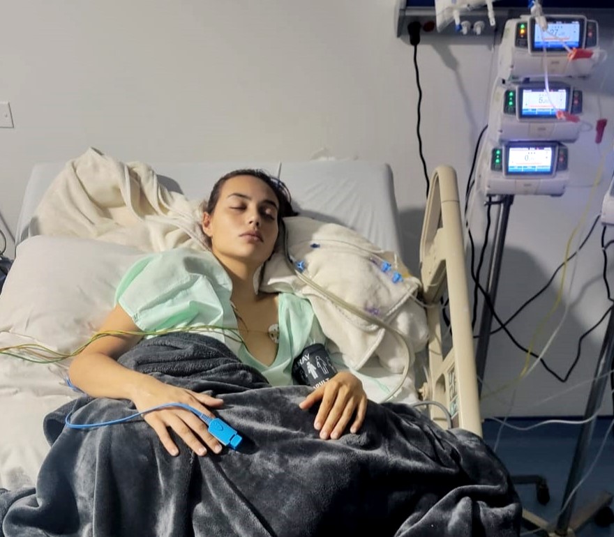 After eating sushi, Yuli Vargas developed salmonella and typhoid fever, triggering lupus and paralysis - now she’s relearning to walk and rebuilding her life with faith.