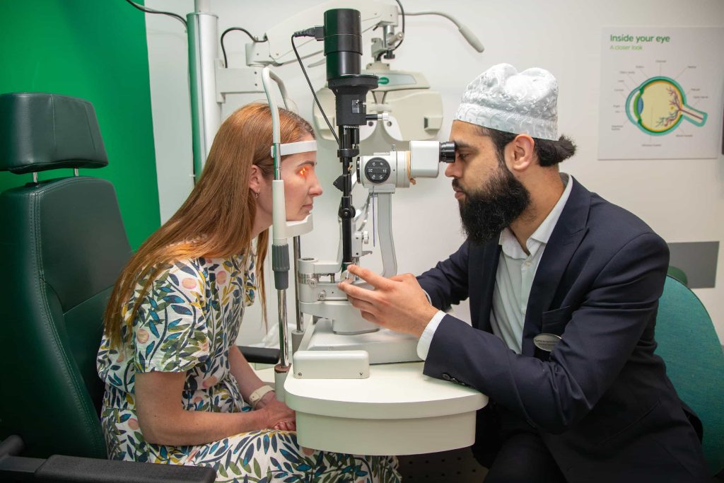 A mum from Alton had her eye removed after a trainee optician at Specsavers spotted a rare ocular melanoma during a routine test, saving her life with early detection.