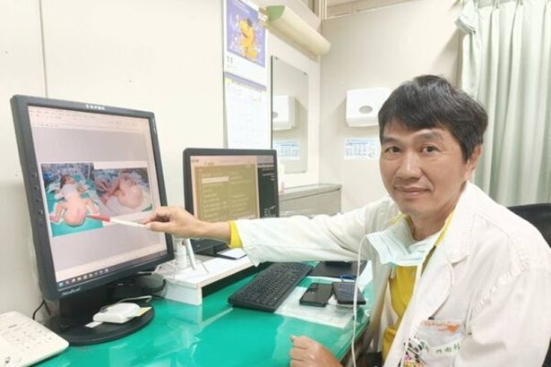 Baby born with giant tumour weighing one sixth of her body has lifesaving surgery after rare teratoma grows rapidly with doctors removing the benign mass just nine days after birth.