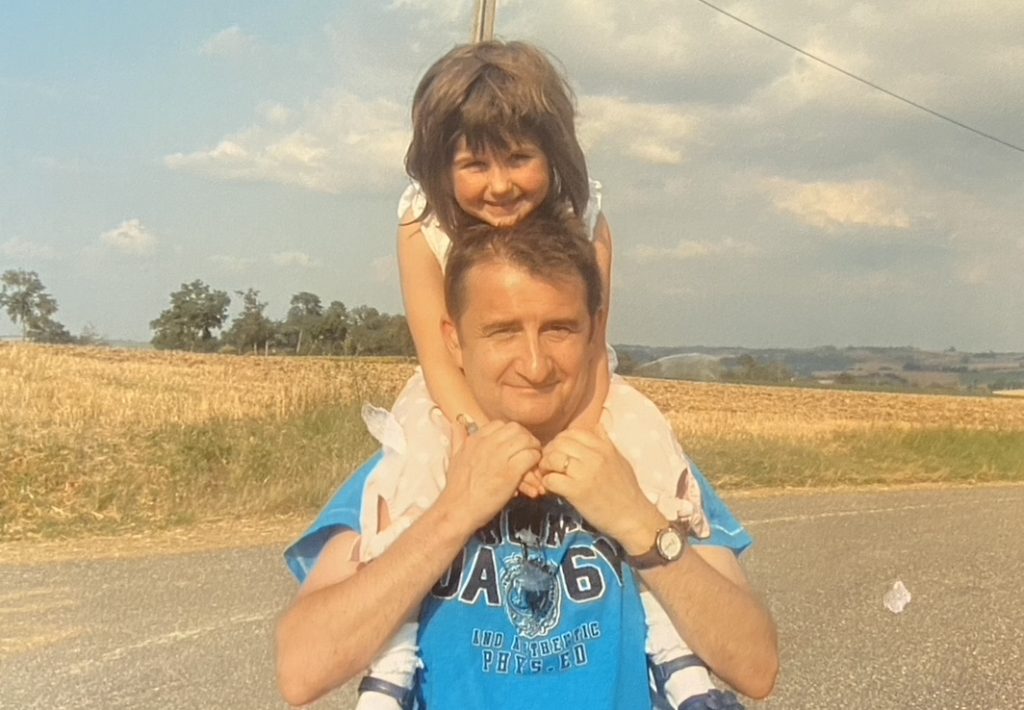 Dad and daughter complete Hyrox in under two hours, raising £2,000 for Usher Syndrome research. Mark Flanagan, who lost his sight and hearing, calls daughter Kate his hero.