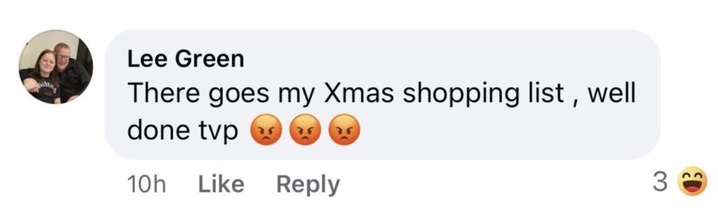Social media comment on the post of Shoplifter caught stealing three Christmas crackers is arrested after police discover he is already wanted leaving the festive thief in custody thanks to sharp eyed staff.