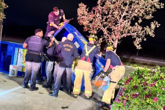 Texas man dies after becoming trapped in a charity donation box while trying to retrieve clothes calling 911 saying he couldn’t breathe as authorities investigate the tragic incident.