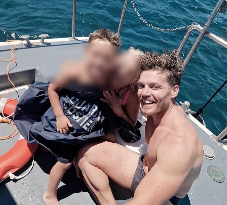 A man was miraculously rescued 23 miles out to sea after drifting on a lilo spotted by chance by a tanker before Spain’s maritime rescue brought him safely back to shore.