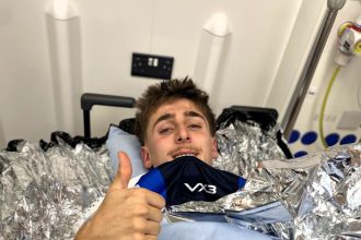 Riley Martin suffered double-leg break