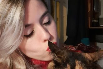 Grieving owner devastated after rose bush containing her late cats ashes vanishes from outside her home leaving her feeling like she has lost beloved Dragon all over again.