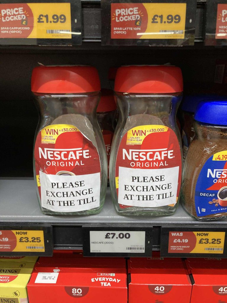 Spar forced to use empty bottles to stop detergent thefts in Burnley store. Thieves target cheap washing products as shop installs facial recognition to catch crooks.
