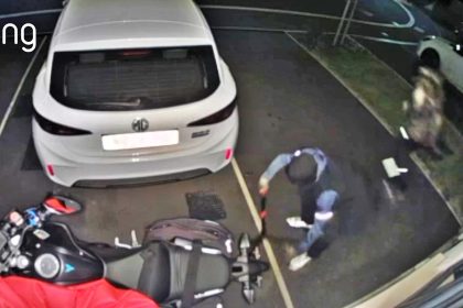 Three masked men fled after a homeowner activated a Ring camera siren during a motorbike theft attempt in Durham. The loud alarm scared off the crooks within seconds.