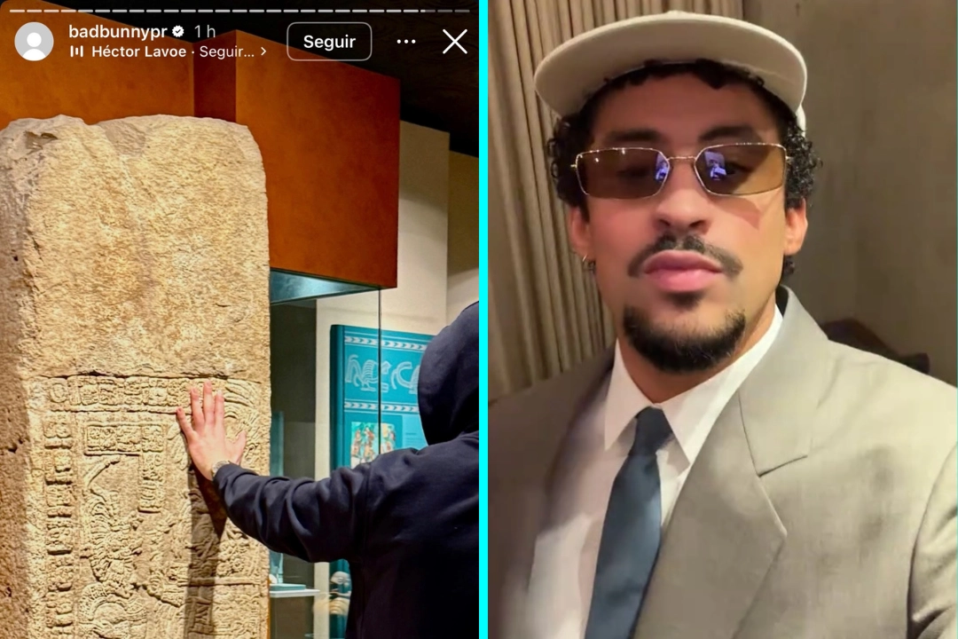 Bad Bunny sparked outrage after touching an ancient museum artefact during a private visit to Mexico City's National Museum of Anthropology, with staff immediately telling him to remove his hand.