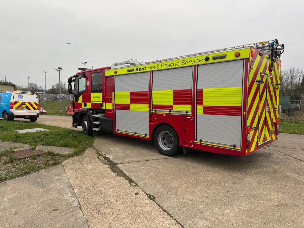 A fox trapped in a 25ft deep storm tank was rescued by firefighters and animal experts using a long grabber, suffering only worn claws from attempting to escape overnight before being released.