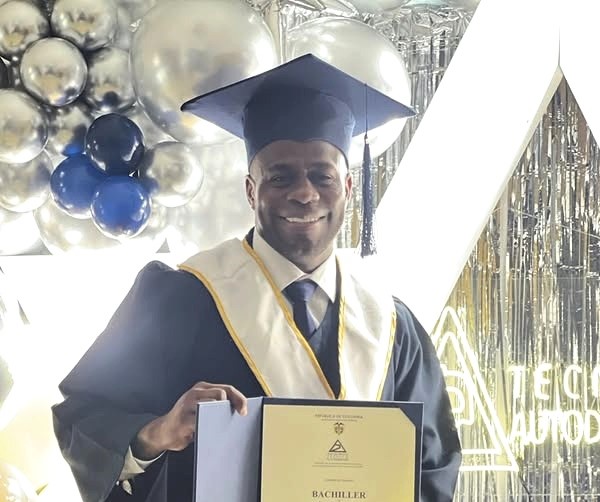 Ex footballer Carmelo Valencia graduates high school at 41 after a long pro career across four countries returning to study to pursue business dreams and inspire others not to give up.