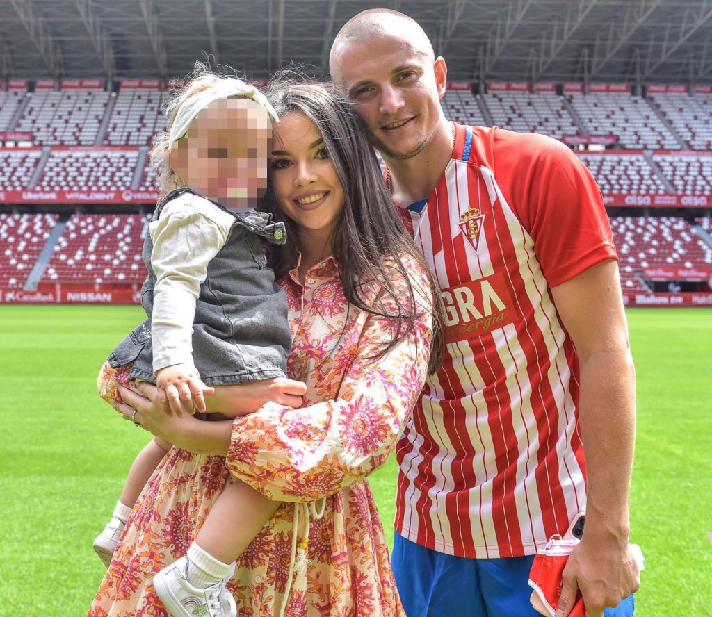 Footballer Vasyl Kravets survives terrifying crash after lorry smashes into family car leaving wife and child trapped as wrecked Mercedes sparks miracle escape claims.