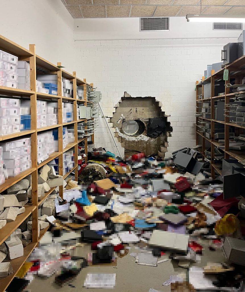 A gang drilled through a 40cm reinforced concrete vault wall at a German bank in a Hatton Garden-style heist, escaping with safe deposit box contents after exploiting the Christmas closure.