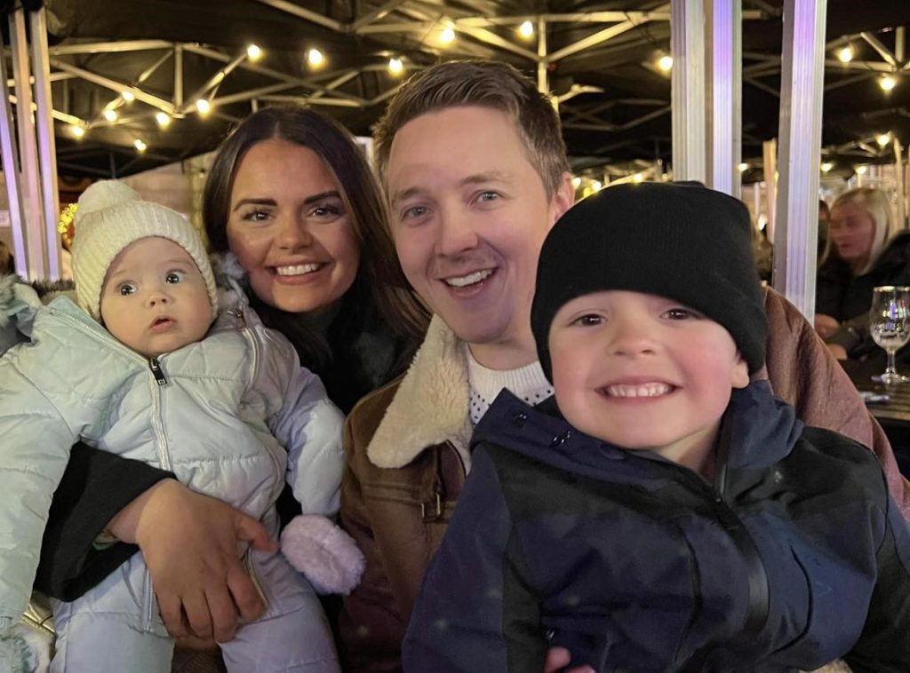 Mum told her baby might not survive after devastating diagnosis celebrates thriving little boy defying odds as family finds hope support and joy this Christmas together..