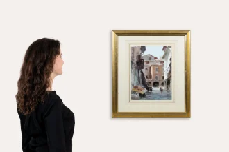 A rare Edward Seago watercolour discovered in a Hampshire collection heads to auction with a £3000 estimate as experts hail the unexpected find and renewed interest in the famed British artist.