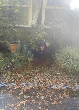 A burglar who discharged himself from hospital after a life-threatening crash continued his crime spree, committing six burglaries and stealing over £3,000 worth of items including war medals before arrest.