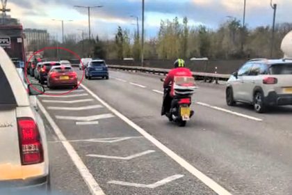 Removal man baffled as London drivers ignore emergency only lane markings on busy Hanger Lane filming chaos that he says shows shocking standards and growing road danger.