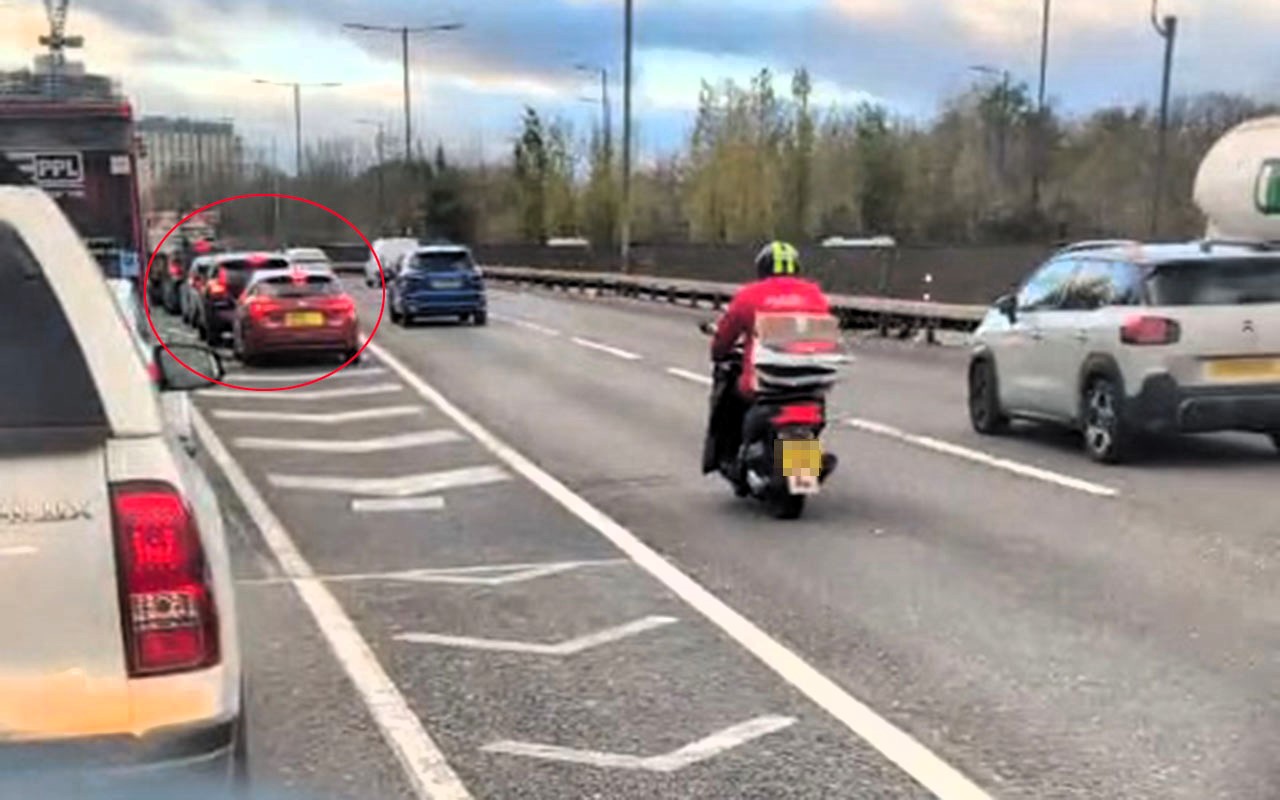 Removal man baffled as London drivers ignore emergency only lane markings on busy Hanger Lane filming chaos that he says shows shocking standards and growing road danger.