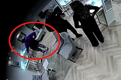 Two men jailed after CCTV caught distraction burglary stealing 20000 pounds of jewellery from Cheltenham store swift police work led to arrests before escape and sentencing.