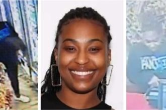 Police search for missing mum Frezja Matisse Baker last seen driving a grey blue Honda Accord as her family pleads for answers and urges anyone with information to contact authorities.