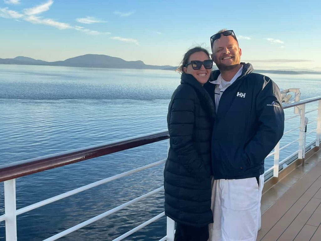 Woman who spends half the year living on a luxury cruise ship says Christmas at sea is calmer cheaper and sunnier with zero stress no excess and unforgettable festive moments.