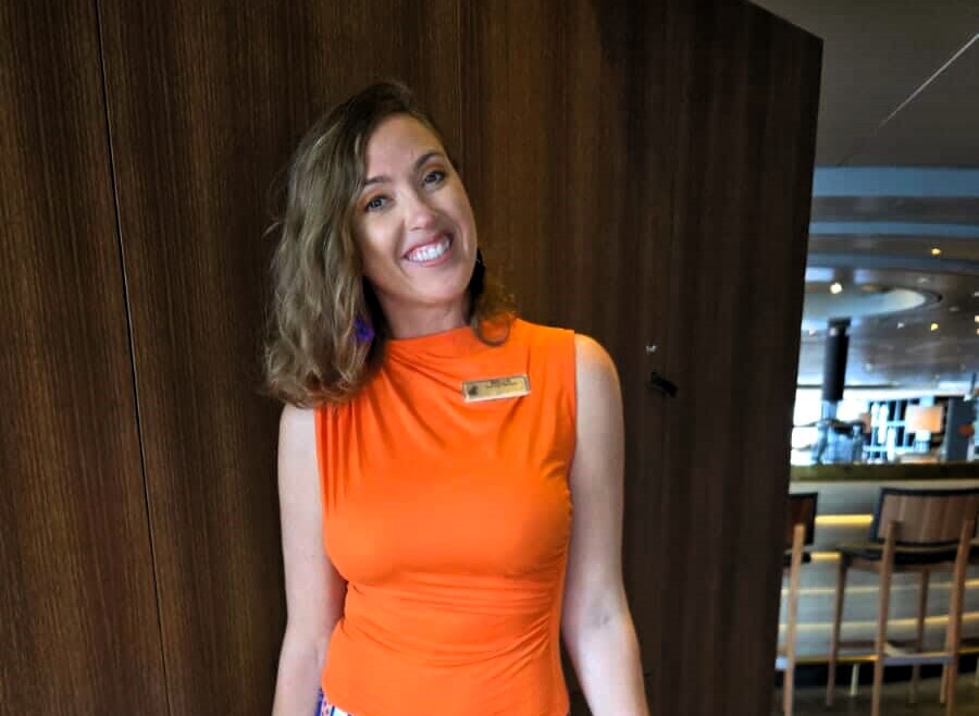 Woman who spends half the year living on a luxury cruise ship says Christmas at sea is calmer cheaper and sunnier with zero stress no excess and unforgettable festive moments.