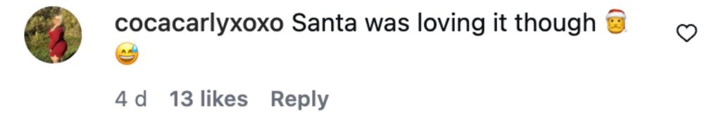 Social media comment on the post of Plus size influencer sparks viral debate after sitting on Santas lap in Europe as shocked bystanders stare prompting conversations about body confidence beauty standards and acceptance abroad.