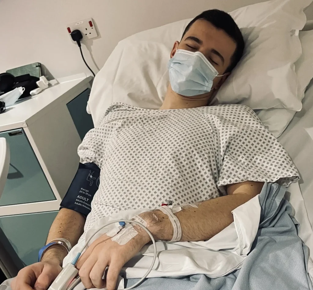 Man diagnosed with rare bone condition after cancer scare rebuilds life learns to walk then runs ultras with titanium rod proving grit resilience and gratitude every mile.