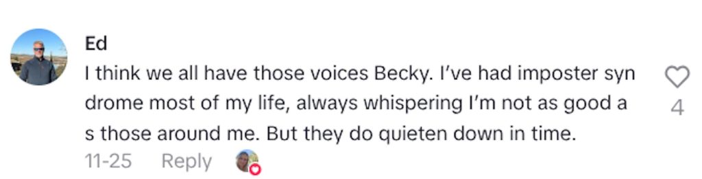 Social media comment on the post of Woman single for 15 years says she is terrified of dating as she opens up about loneliness MS diagnosis and fears of rejection in viral video that struck a chord online.
