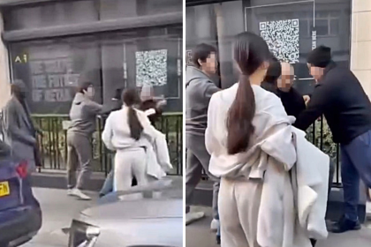 Suspected watch thief is caught by victim and passerby in central London melee as luxury timepiece is recovered on a £2m street before suspect escapes during daylight robbery.