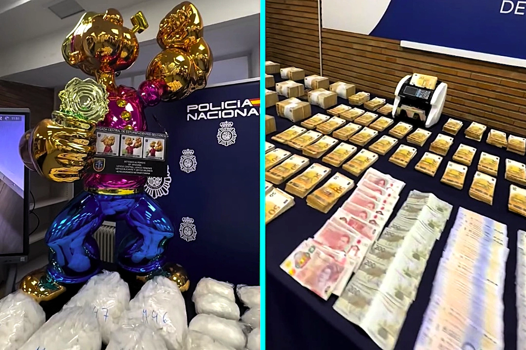 Police seize life-sized Popeye statue containing 6st of meth hidden in base - Europe's most powerful drug gang busted with bizarre sculpture shipment.