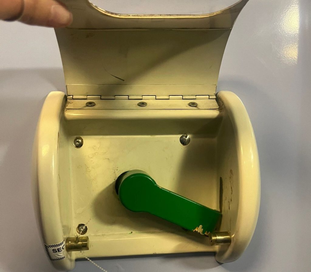 Severely claustrophobic Robin Smith trapped in train toilet for nearly 2 hours. Firefighters cut through door to rescue her after she almost fainted twice.