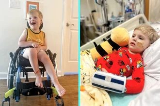 Five-year-old Beckett had to relearn walking and talking after flu triggered rare brain disorder ANE - catastrophic condition left him fighting for his life twice.