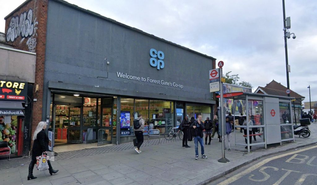 Crook caught stealing five packets of salmon from Co-op in Forest Gate, east London at 4pm yesterday. Witness saw thief sweep fish off shelves and stuff into plastic bag.