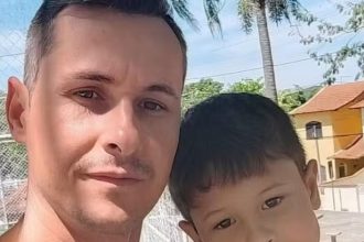 Brazilian father Jeremias Machado Ribeiro and son Bernardo drowned after he saved his eldest child from a river on Christmas Day but lost strength in the current.
