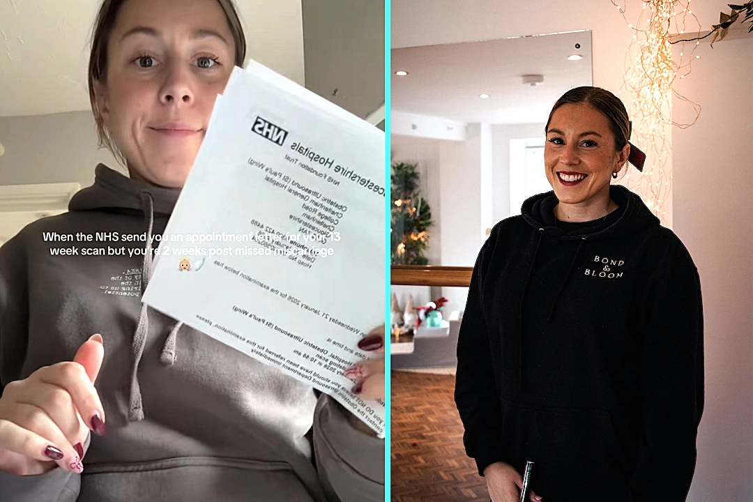Mum received NHS letter reminding her of pregnancy scan two weeks after miscarriage. Hospital apologized after she described it as a kick in the stomach.