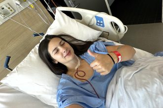 Woman Selena Favaro, 24, suffered severe fatigue and hair loss with normal blood tests, only to discover a neck lump led to a shocking thyroid cancer diagnosis in August 2024.