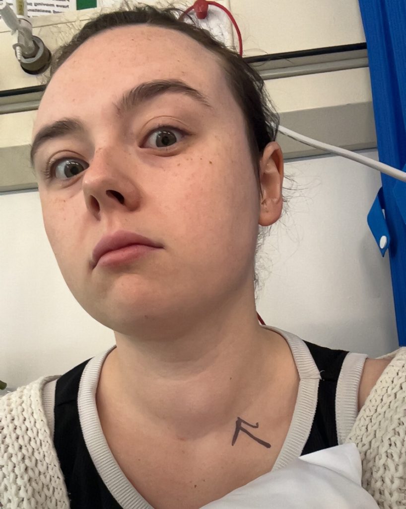 Woman reveals ordeal after being fobbed off by doctors who said her excruciating pain was normal. Hannah Sheridan's life is now on the line after thyroid cancer diagnosis.