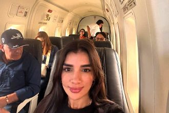 Heartbreaking last selfie emerges from plane that crashed killing all 15 people on board. Beechcraft 1900 lost contact 11 minutes from destination in Colombia.