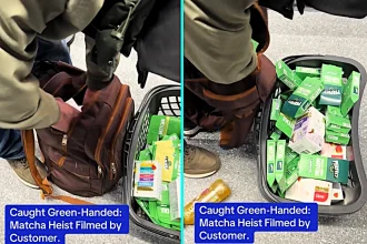 Shoplifter nabbed with £290 worth of posh tea trying to flee Co-op in Highgate, London. Security guard caught crook with boxes of matcha and Twinings tea in his rucksack.