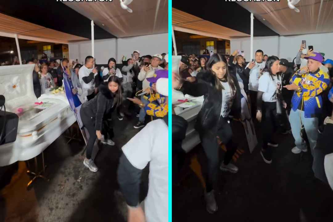 Peruvian rapper Cristian Huancahuari performs reggaeton at funerals with mourners twerking against cardboard cut-outs of the deceased, dividing opinion after two years of party-style wakes.