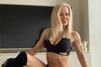 Super fit 65-year-old gran Lesley Maxwell is training for a body sculpting competition in April 2026, proving age is just a number with her rock-hard abs and dedication.