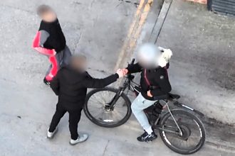 Suspected drug dealer caught on drone camera tripping and falling while fleeing police on e-bike - officers seize 26 bags of cannabis in Gravesend chase.