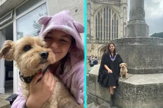 Teacher Eliz Yusuf is devastated after burglars ransacked her north London home and stole her beloved Yorkshire Terrier Poodle cross Simba, who was a 16th birthday gift.