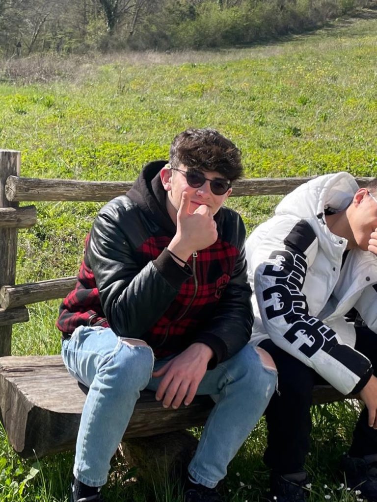 Two teens, Davide Capuozzo, 17, and Andrea Liddi, 18, died instantly after colliding at 81mph while test riding a motorbike near Bari, Italy, on Sunday morning.