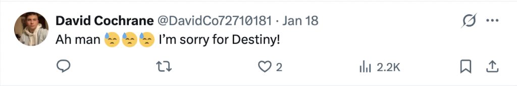 Social media comment on the post of Tottenham star Destiny Udogie heartbroken after crooks smashed his £150,000 Range Rover window. The 23-year-old defender discovered shattered glass covering the interior.